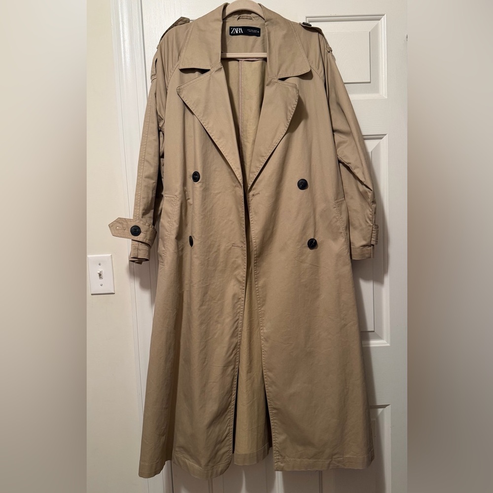 Zara Women's Beige Trench Coat